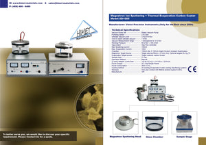 Low cost Sputtering systems for SEM sample preparation and thin film research