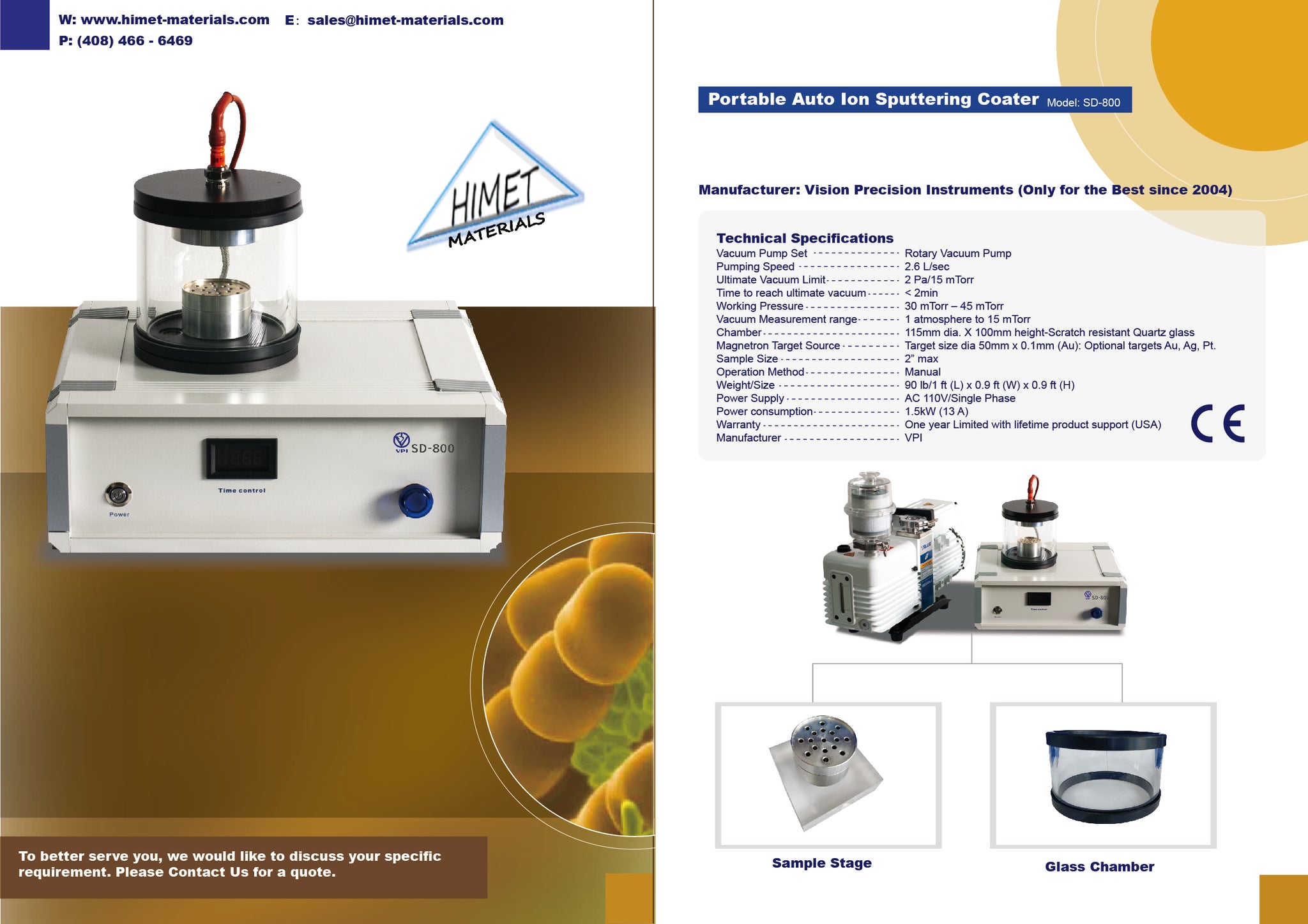 Low cost Sputtering systems for SEM sample preparation and thin film r ...